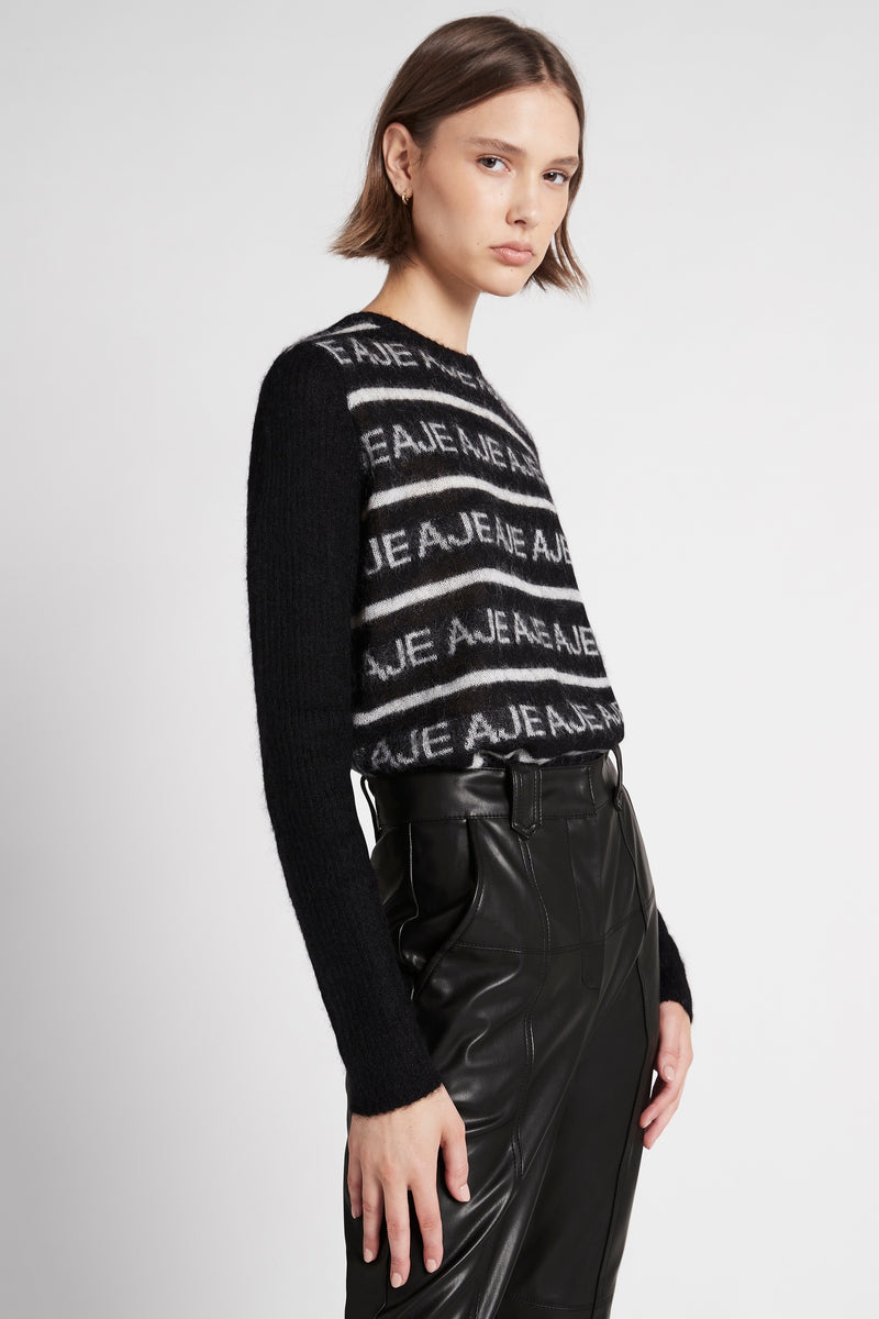 Aje black shop jumper