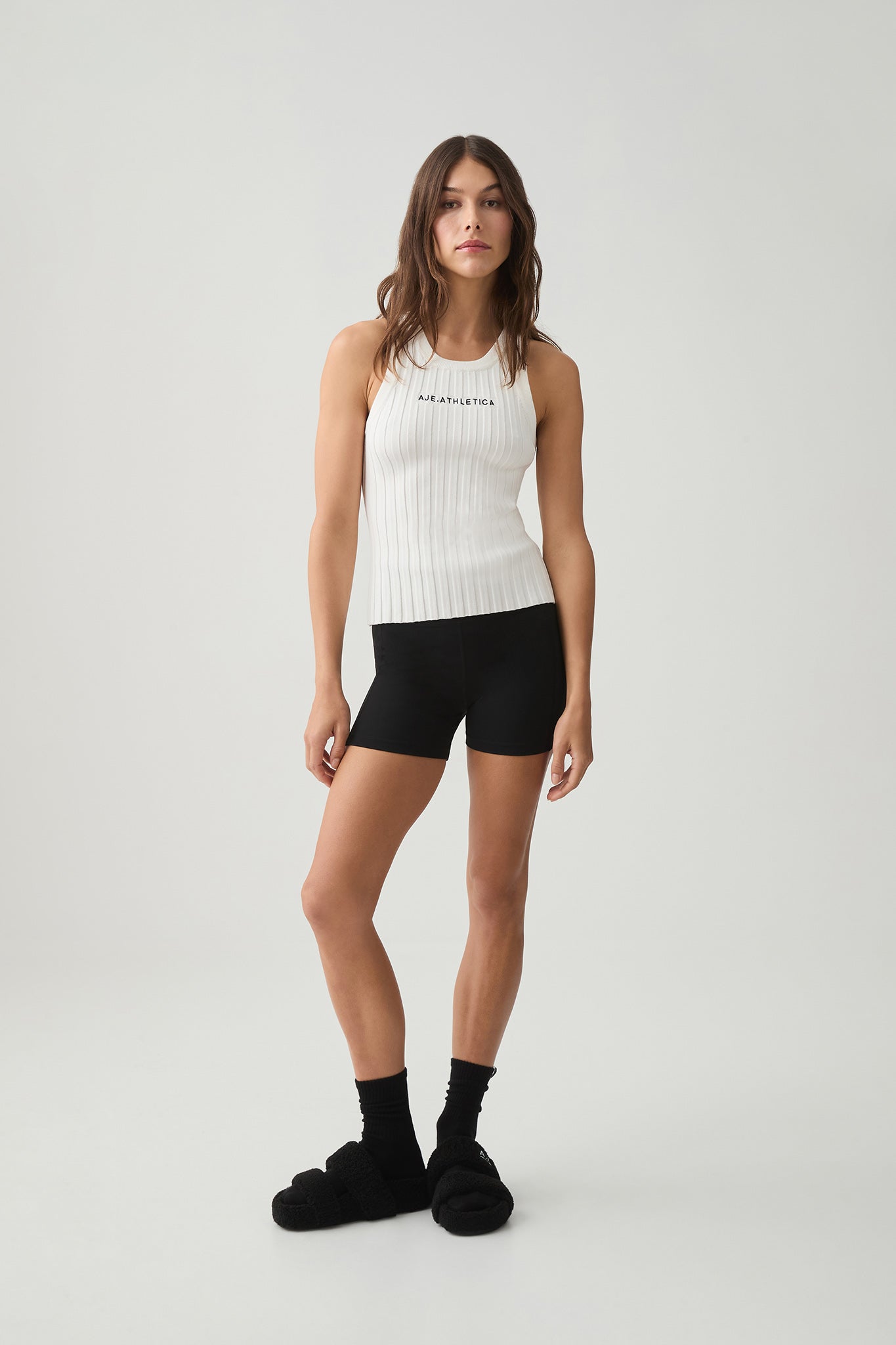 Hydra Logo Knit Ribbed Top