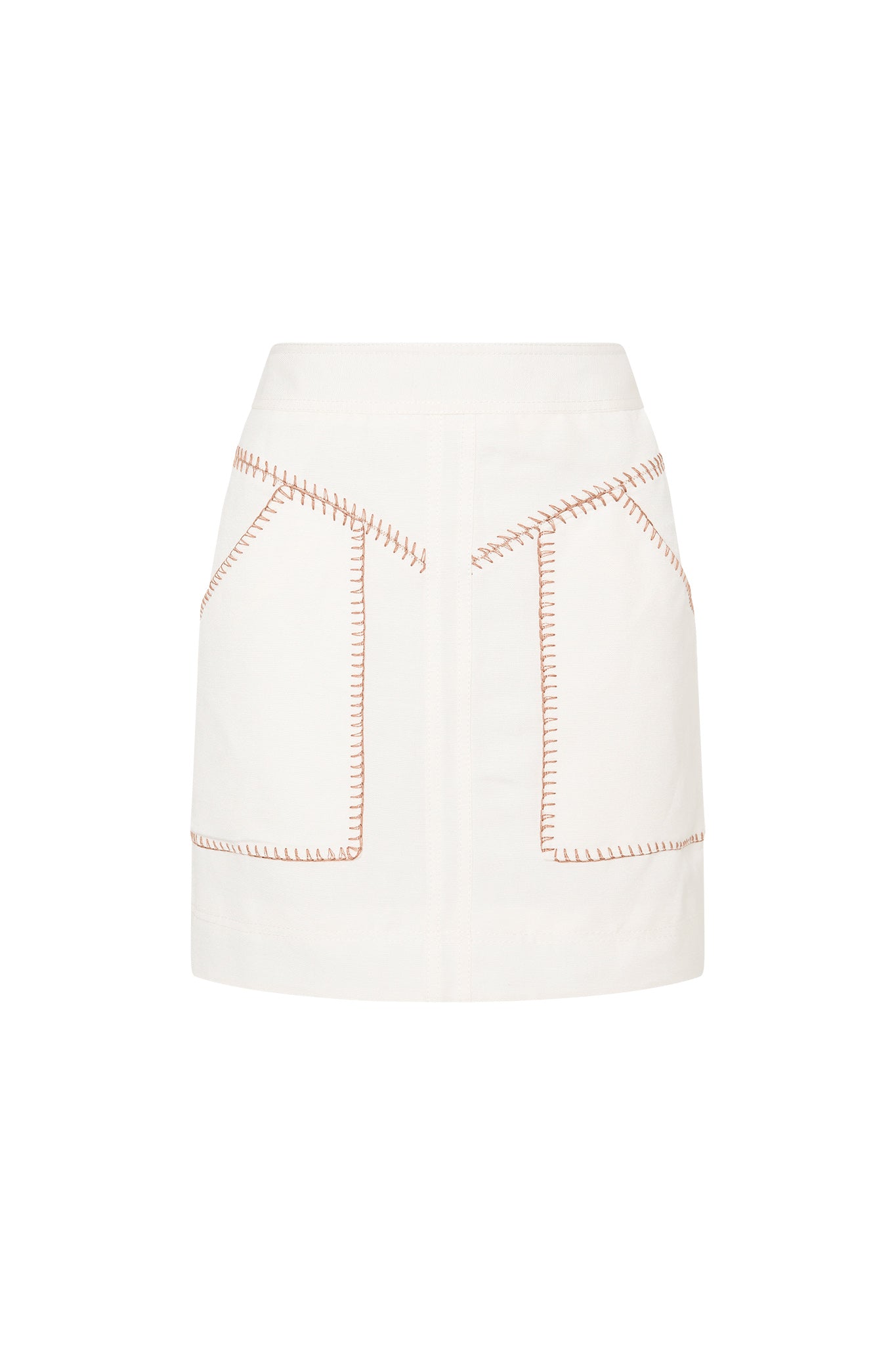 Sahira Barbstitch Mini Skirt