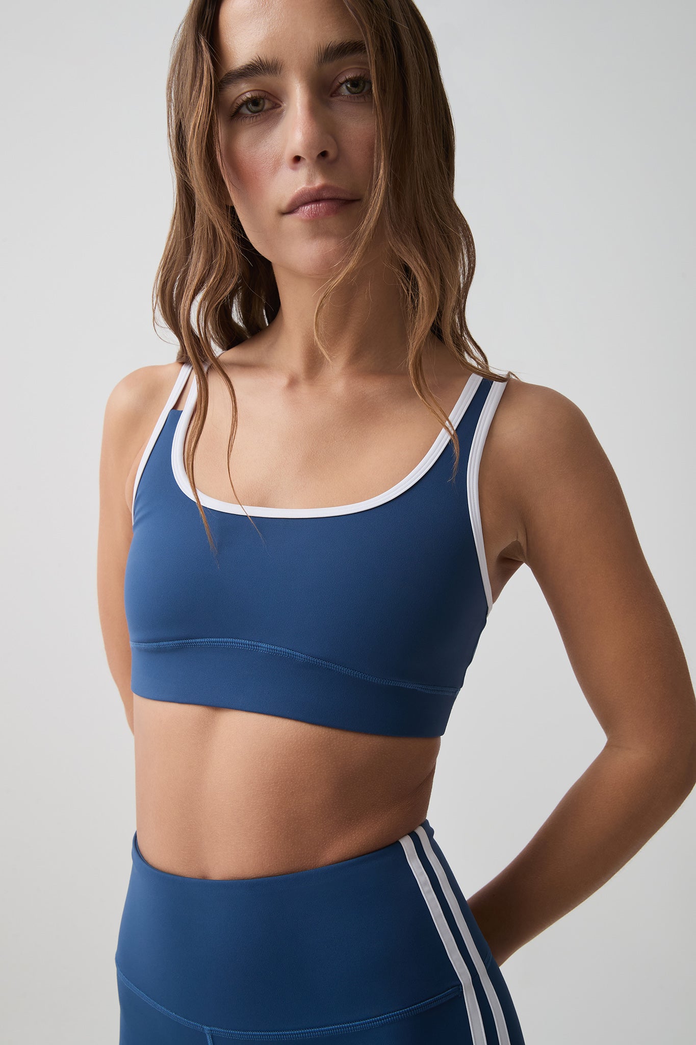 Asymmetric Strap Sports Bra 378