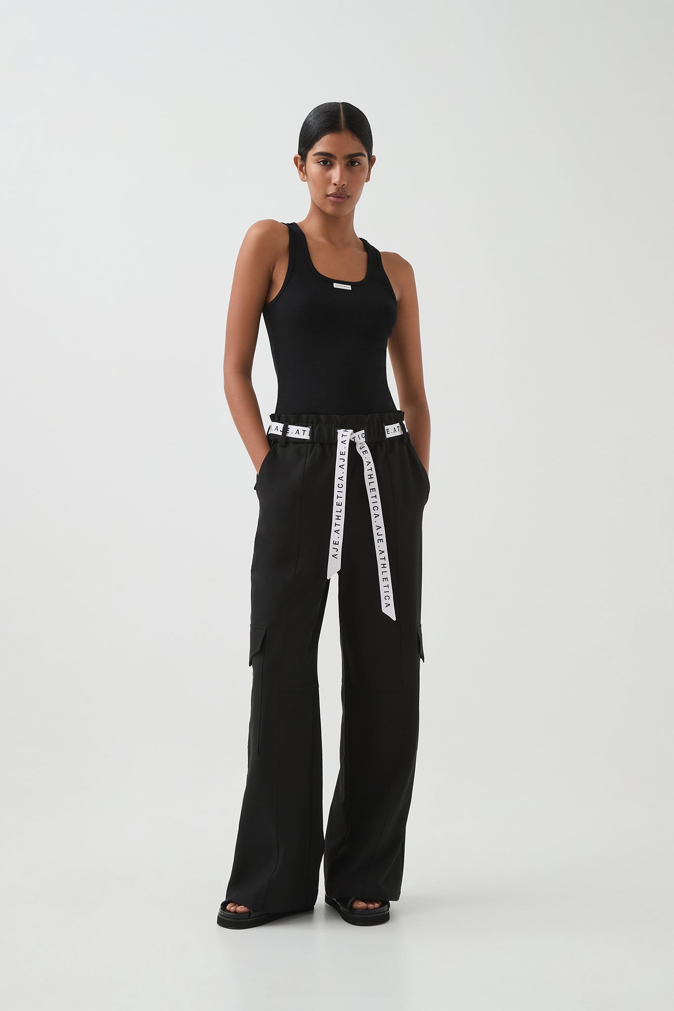 Logo Belted Pant 512