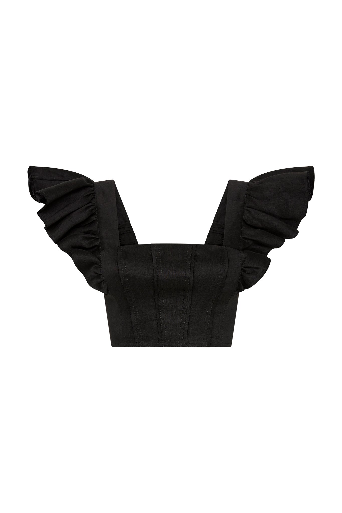 Vanades Frill Crop Top